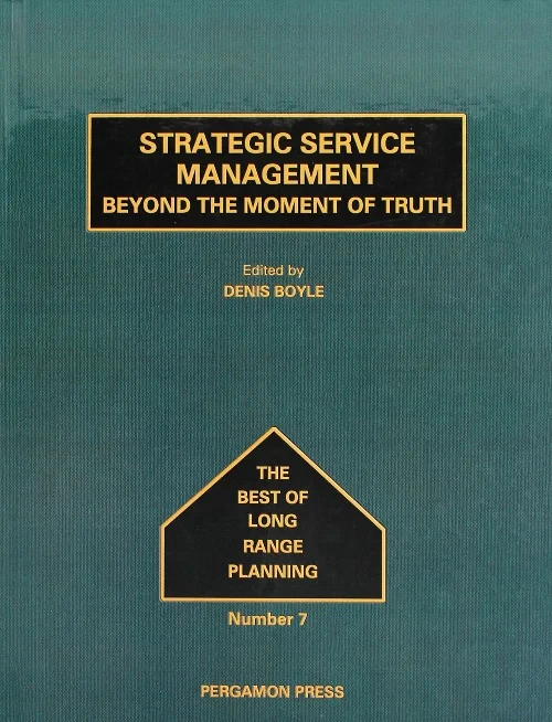 Coperta cărții "Strategic Service Management" de autor necunoscut