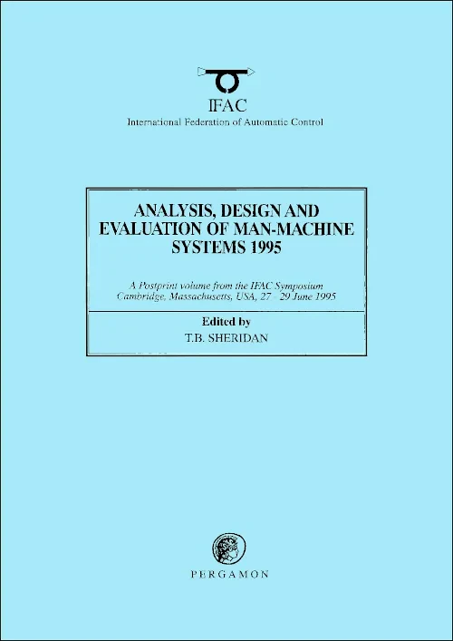 Coperta cărții "Analysis, Design and Evaluation of Man-Machine Systems 1995" de autor necunoscut