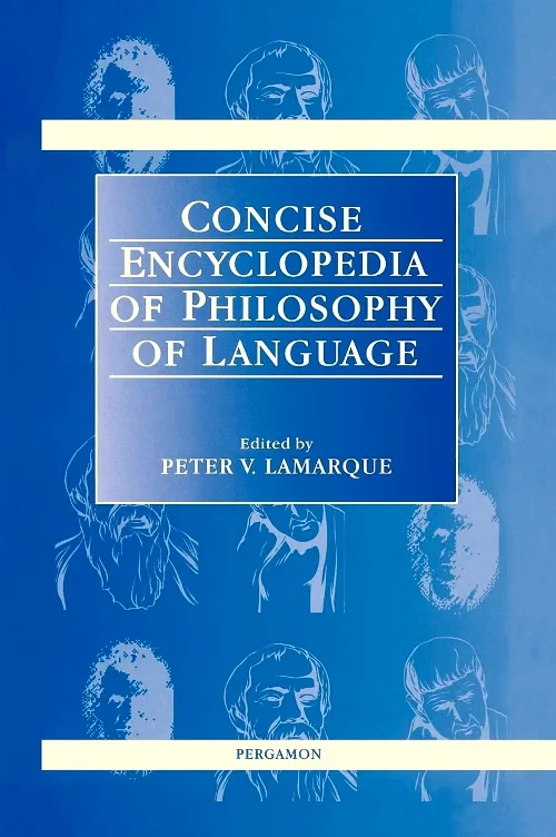Coperta cărții "Concise Encyclopedia of Philosophy of Language" de autor necunoscut