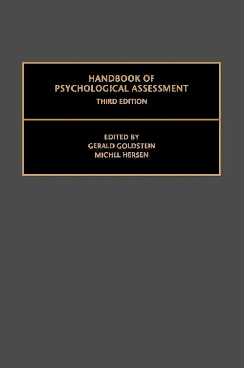 Coperta cărții "Handbook of Psychological Assessment" de autor necunoscut