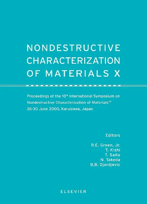 Coperta cărții "Nondestructive Characterization of Materials X" de autor necunoscut