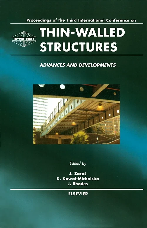 Coperta cărții "Thin-Walled Structures - Advances and Developments" de autor necunoscut