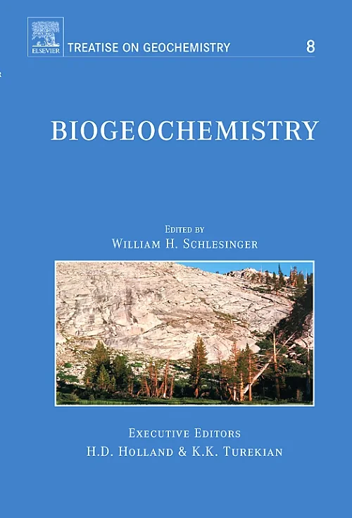 Coperta cărții "Biogeochemistry" de autor necunoscut
