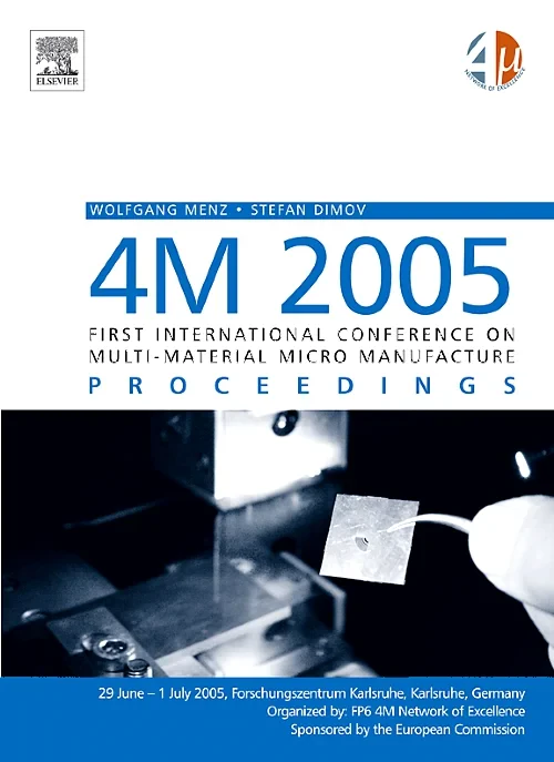 Coperta cărții "4M 2005 - First International Conference on Multi-Material Micro Manufacture" de autor necunoscut
