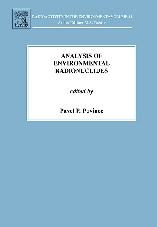 Coperta cărții "Analysis of Environmental Radionuclides" de autor necunoscut