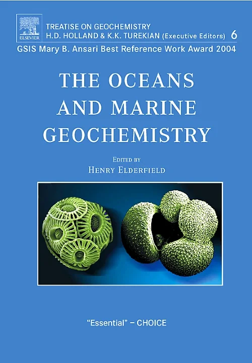 Coperta cărții "The Oceans and Marine Geochemistry" de autor necunoscut