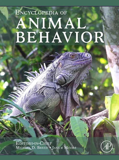 Coperta cărții "Encyclopedia of Animal Behavior" de autor necunoscut