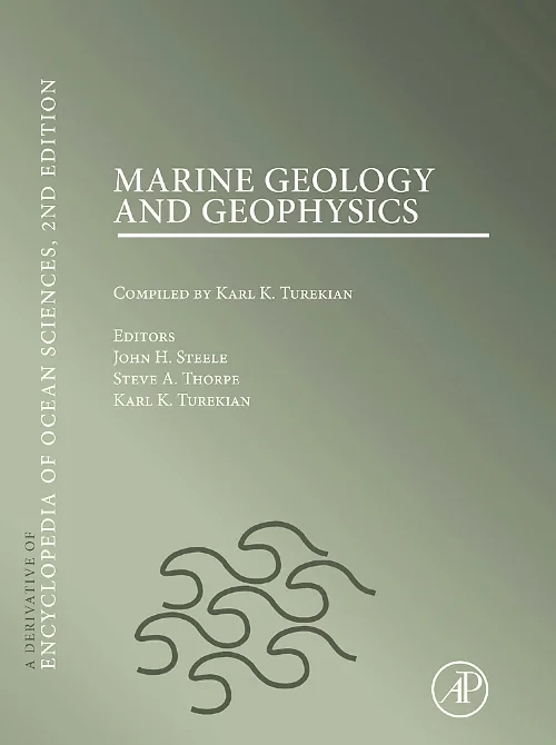 Coperta cărții "Marine Geology and Geophysics" de autor necunoscut