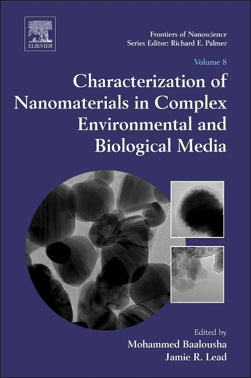 Coperta cărții "Characterization of Nanomaterials in Complex Environmental and Biological Media" de autor necunoscut