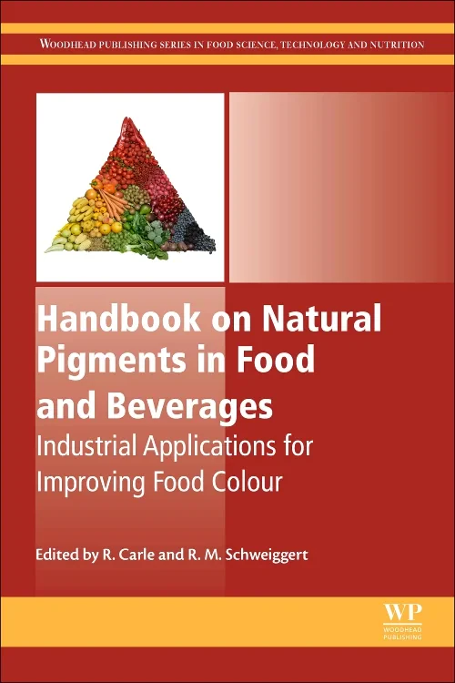 Coperta cărții "Handbook on Natural Pigments in Food and Beverages" de autor necunoscut