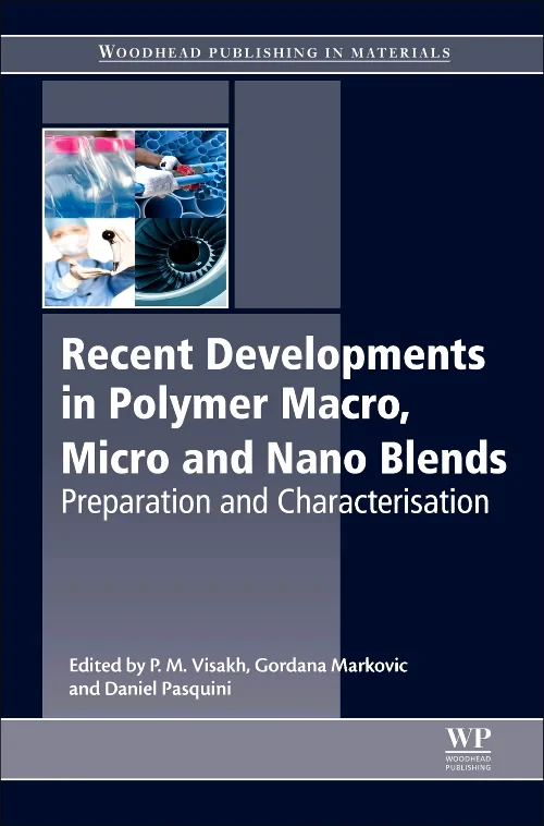 Coperta cărții "Recent Developments in Polymer Macro, Micro and Nano Blends" de autor necunoscut