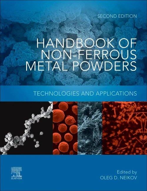 Coperta cărții "Handbook of Non-Ferrous Metal Powders" de autor necunoscut