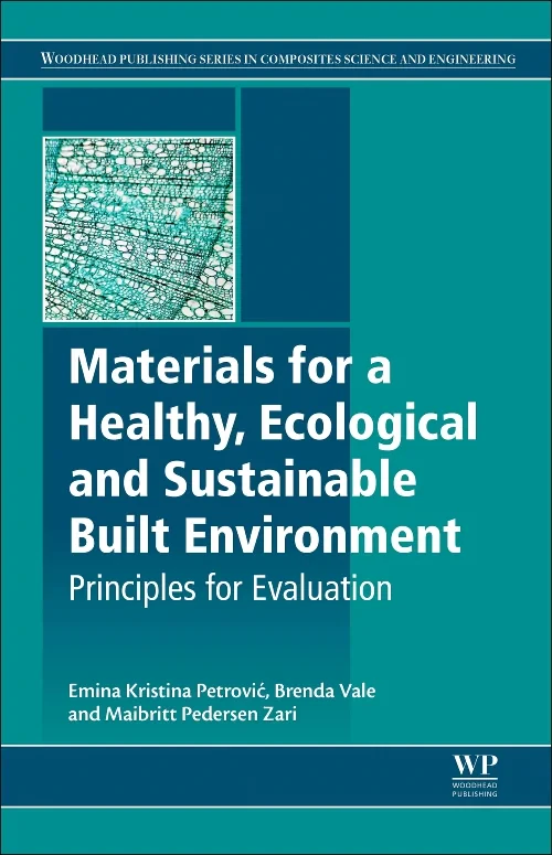 Coperta cărții "Materials for a Healthy, Ecological and Sustainable Built Environment" de autor necunoscut