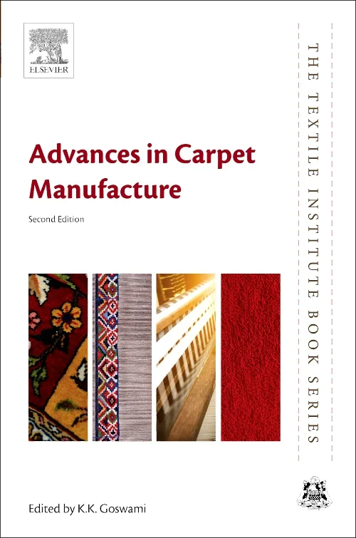 Coperta cărții "Advances in Carpet Manufacture" de autor necunoscut