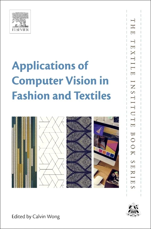 Coperta cărții "Applications of Computer Vision in Fashion and Textiles" de autor necunoscut