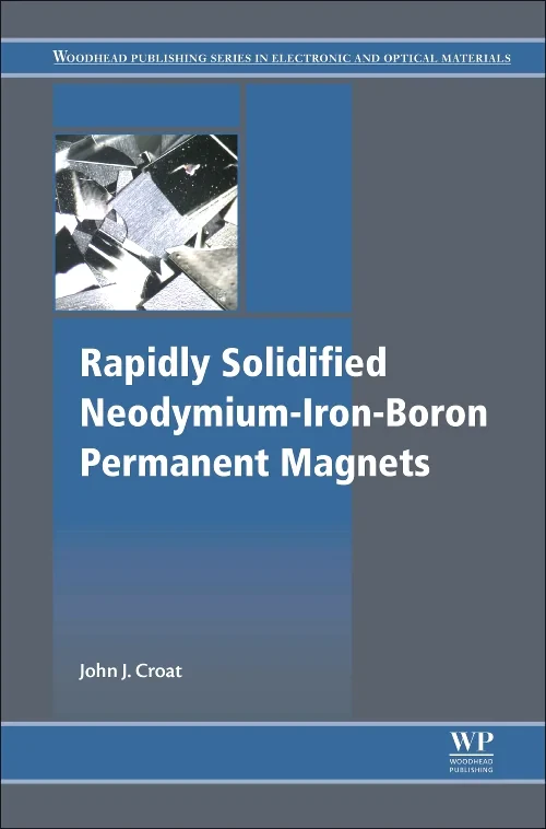Coperta cărții "Rapidly Solidified Neodymium-Iron-Boron Permanent Magnets" de autor necunoscut