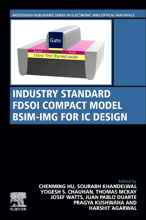 Coperta cărții "Industry Standard FDSOI Compact Model BSIM-IMG for IC Design" de autor necunoscut