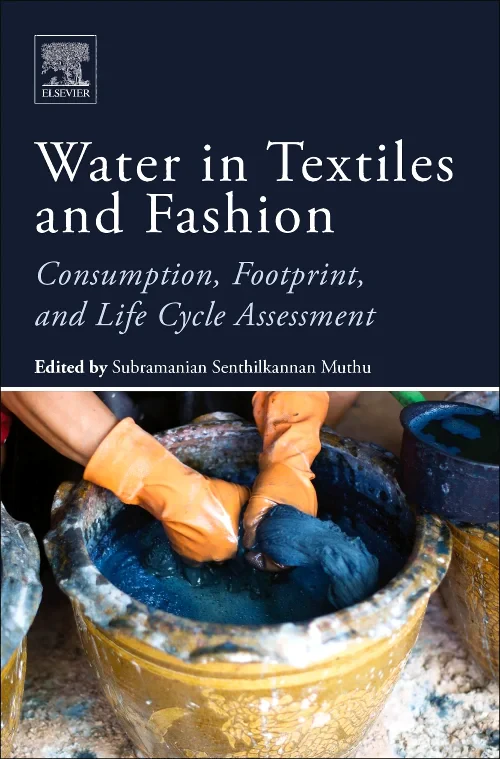 Coperta cărții "Water in Textiles and Fashion" de autor necunoscut
