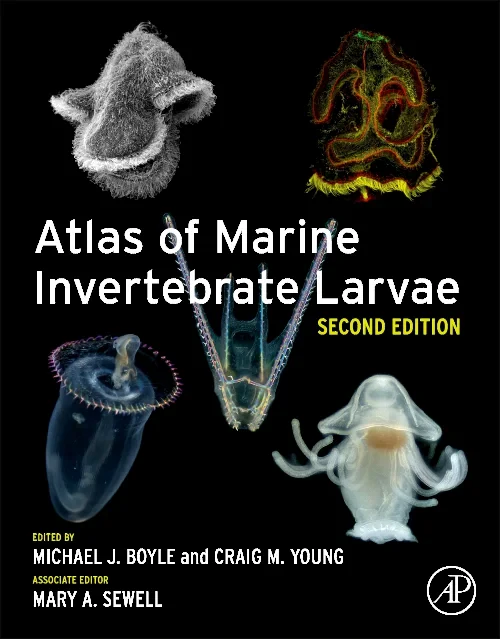 Coperta cărții "Atlas of Marine Invertebrate Larvae" de autor necunoscut