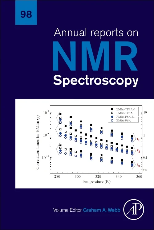 Coperta cărții "Annual Reports on NMR Spectroscopy" de autor necunoscut
