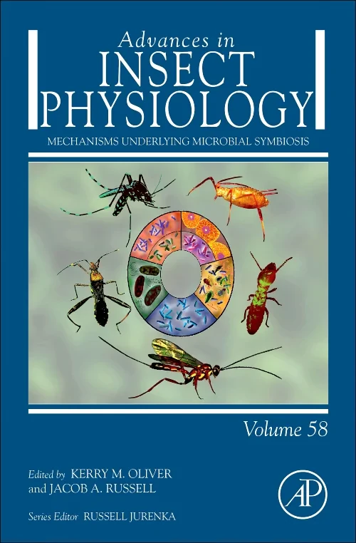 Coperta cărții "Mechanisms Underlying Microbial Symbiosis" de autor necunoscut