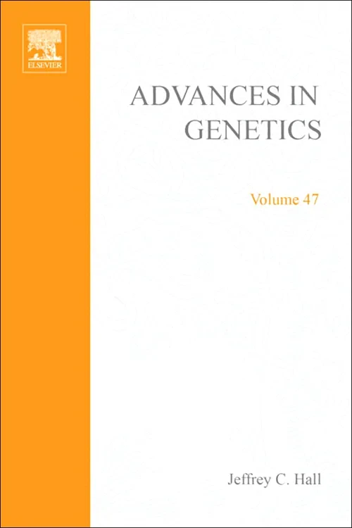 Coperta cărții "Advances in Genetics" de autor necunoscut