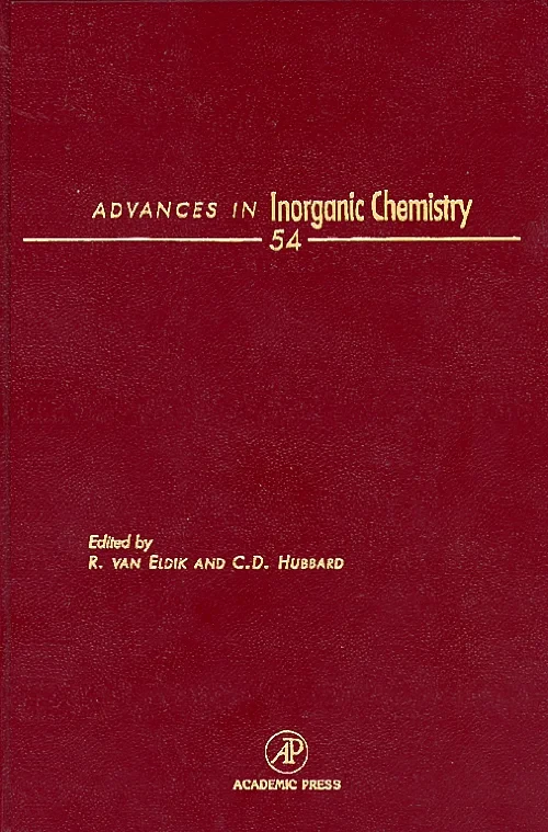 Coperta cărții "Advances in Inorganic Chemistry" de autor necunoscut