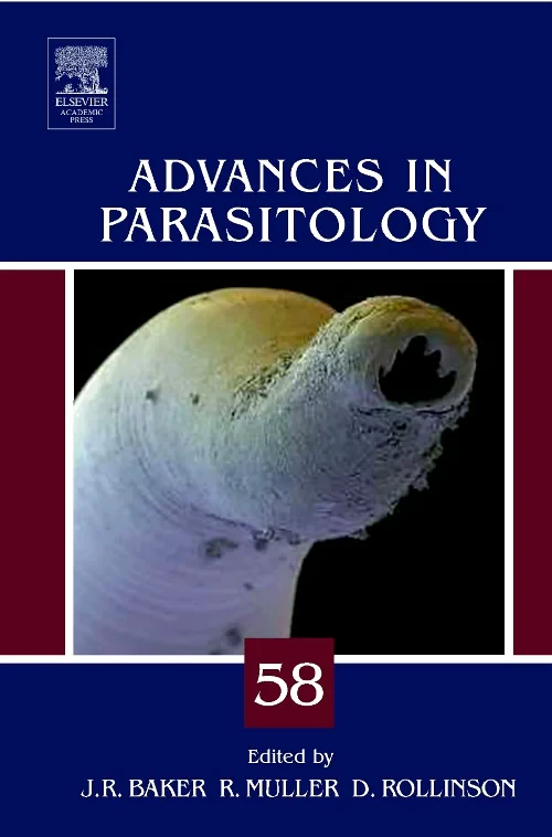 Coperta cărții "Advances in Parasitology" de autor necunoscut