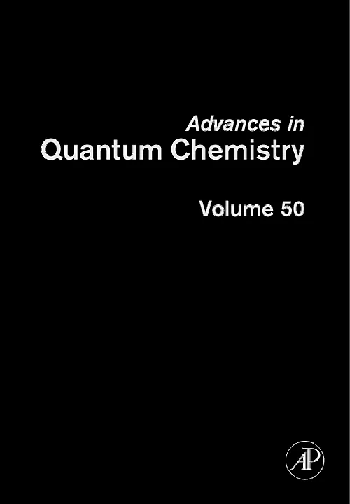 Coperta cărții "Advances in Quantum Chemistry" de autor necunoscut