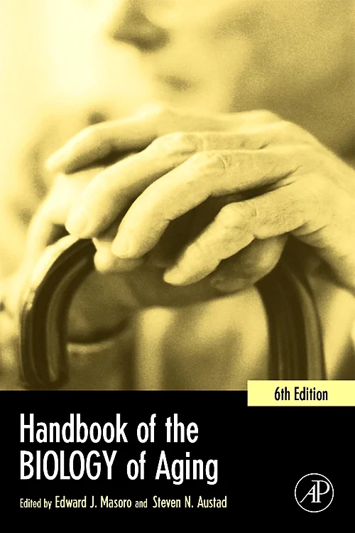 Coperta cărții "Handbook of the Biology of Aging" de autor necunoscut