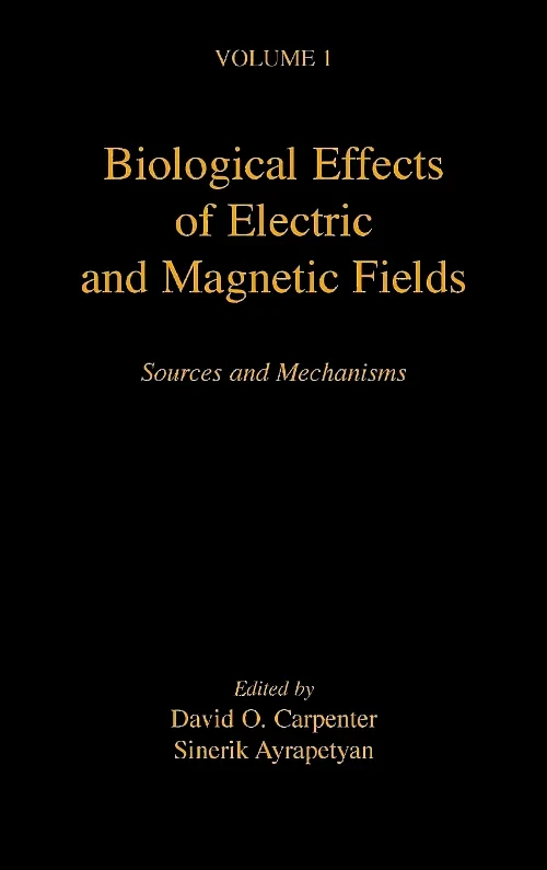 Coperta cărții "Biological Effects of Electric and Magnetic Fields" de autor necunoscut