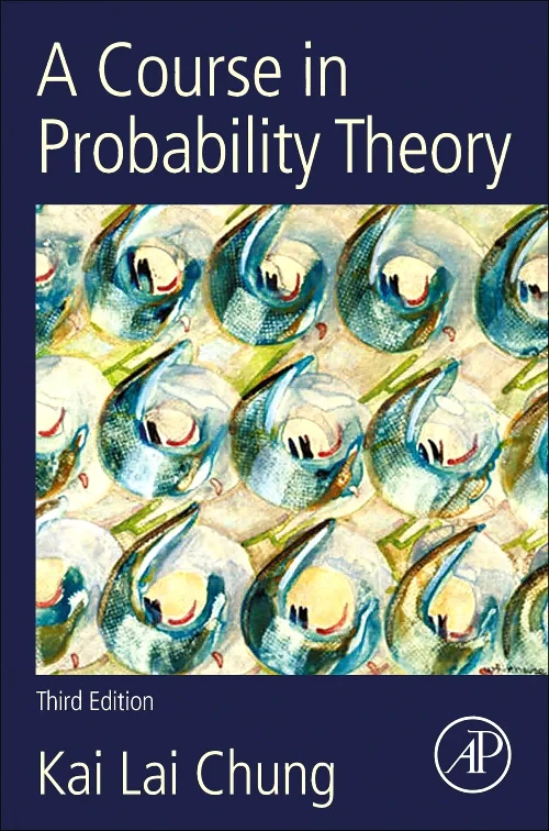 Coperta cărții "A Course in Probability Theory" de autor necunoscut