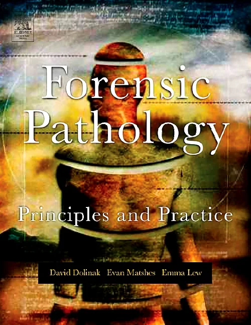 Coperta cărții "Forensic Pathology" de autor necunoscut