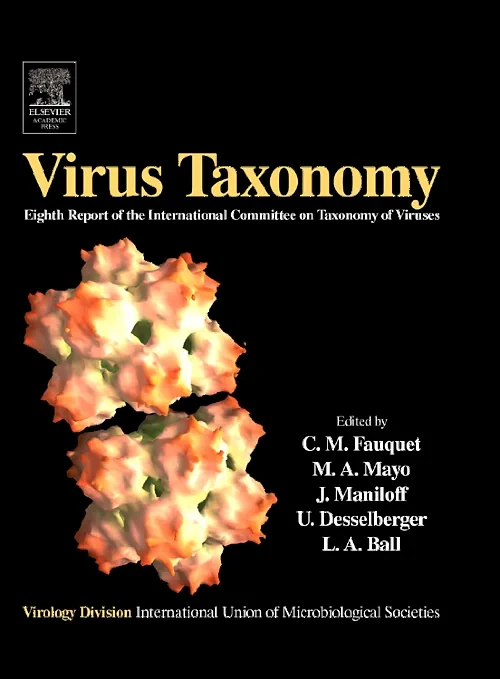 Coperta cărții "Virus Taxonomy" de autor necunoscut