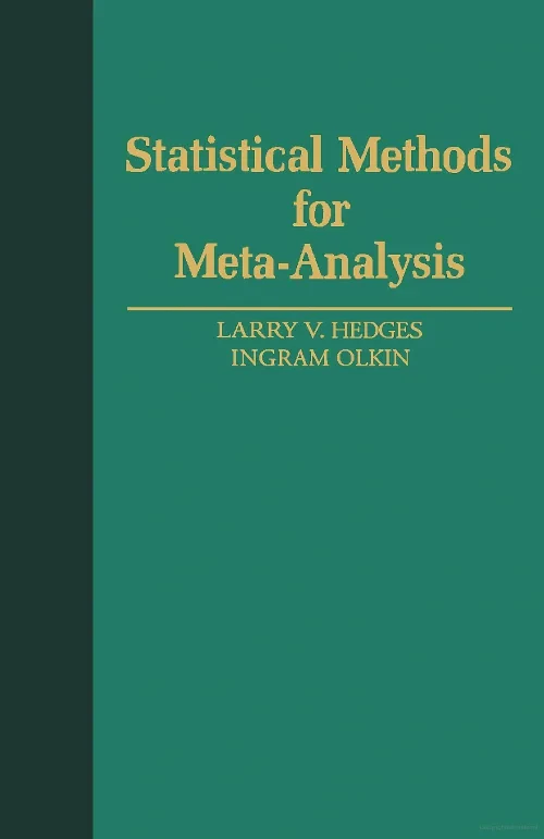Coperta cărții "Statistical Methods for Meta-Analysis" de autor necunoscut