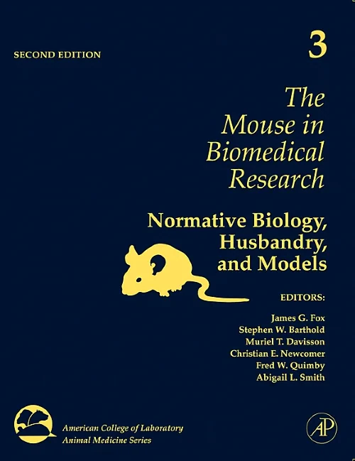 Coperta cărții "The Mouse in Biomedical Research" de autor necunoscut