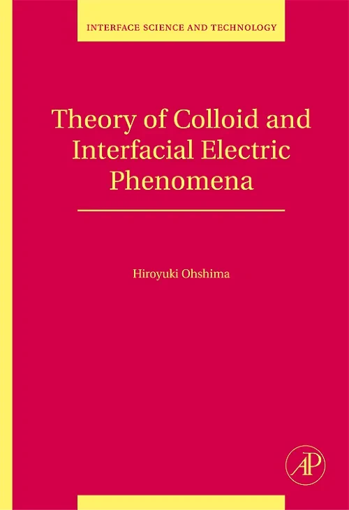 Coperta cărții "Theory of Colloid and Interfacial Electric Phenomena" de autor necunoscut