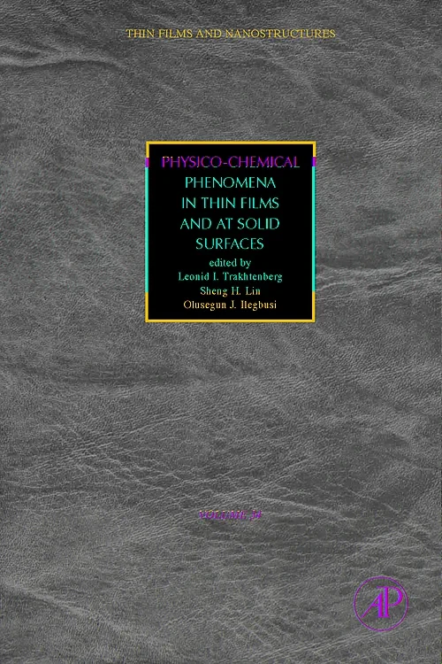 Coperta cărții "Physico-Chemical Phenomena in Thin Films and at Solid Surfaces" de autor necunoscut