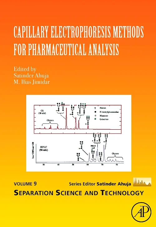 Coperta cărții "Capillary Electrophoresis Methods for Pharmaceutical Analysis" de autor necunoscut
