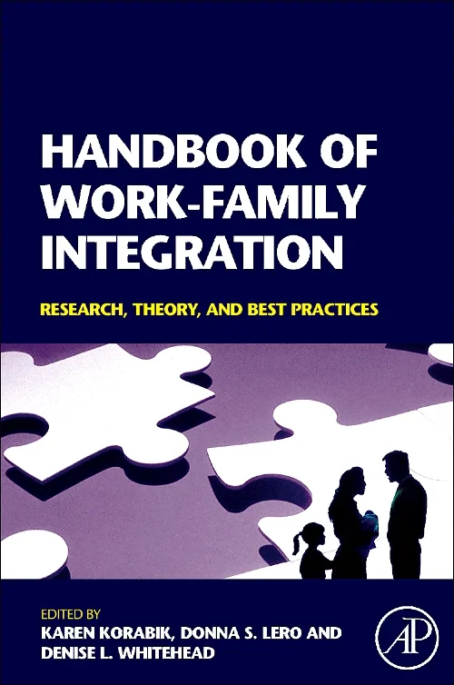 Coperta cărții "Handbook of Work-Family Integration" de autor necunoscut