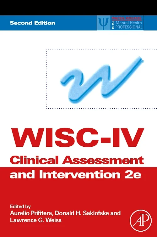 Coperta cărții "WISC-IV Clinical Assessment and Intervention" de autor necunoscut