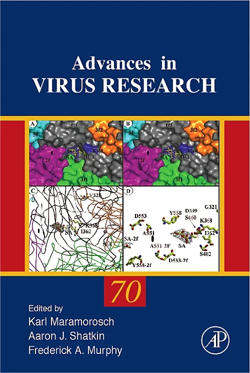 Coperta cărții "Advances in Virus Research" de autor necunoscut