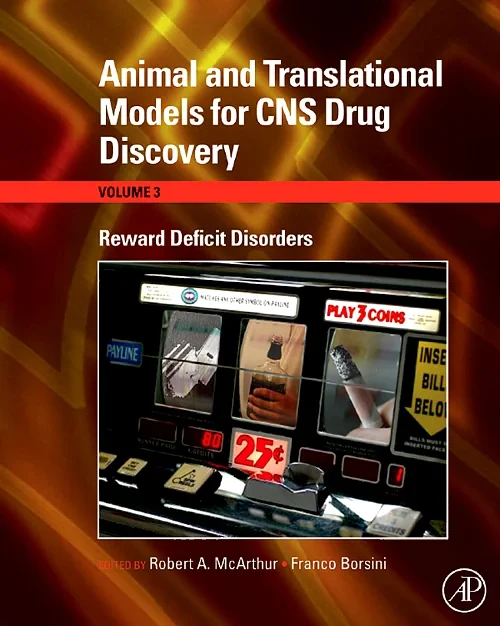 Coperta cărții "Animal and Translational Models for CNS Drug Discovery: Reward Deficit Disorders" de autor necunoscut