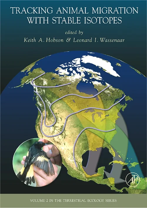 Coperta cărții "Tracking Animal Migration with Stable Isotopes" de autor necunoscut