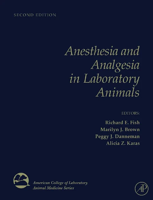 Coperta cărții "Anesthesia and Analgesia in Laboratory Animals" de autor necunoscut