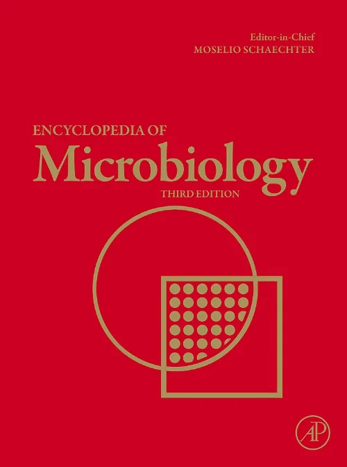 Coperta cărții "Encyclopedia of Microbiology" de autor necunoscut