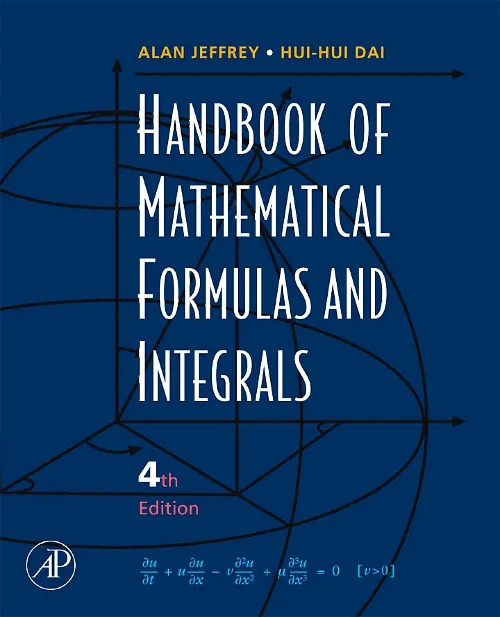 Coperta cărții "Handbook of Mathematical Formulas and Integrals" de autor necunoscut