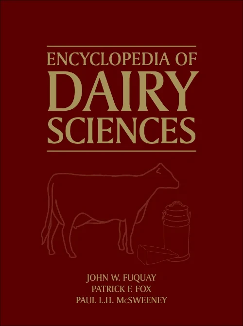 Coperta cărții "Encyclopedia of Dairy Sciences" de autor necunoscut
