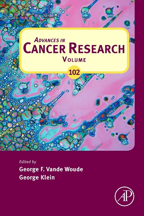 Coperta cărții "Advances in Cancer Research" de autor necunoscut