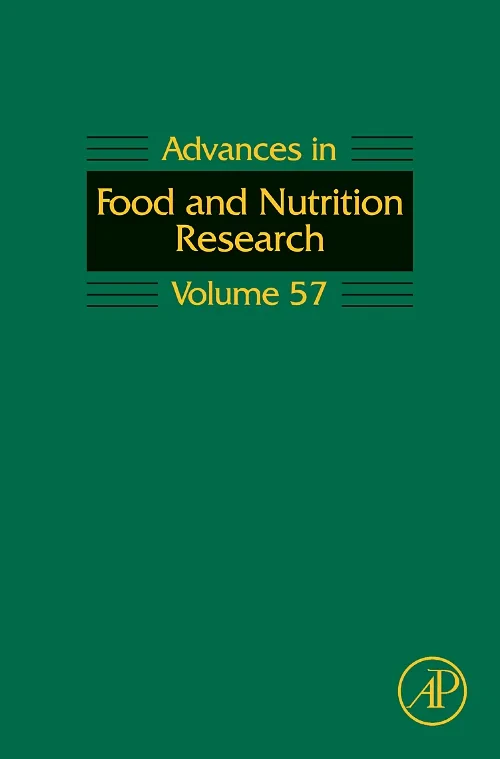 Coperta cărții "Advances in Food and Nutrition Research" de autor necunoscut